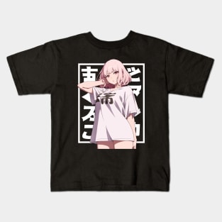 Waifu Material Girlfriend Anime Woman Kids T-Shirt